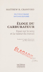 Éloge du carburateur