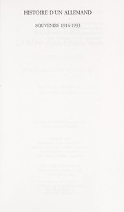 Histoire d'un allemand