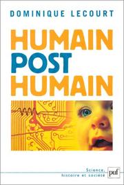 Humain, posthumain