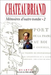 L'oeuvre de François-René de Chateaubriand