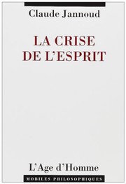La Crise de l'Esprit