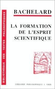 La Formation de l'esprit scientifique