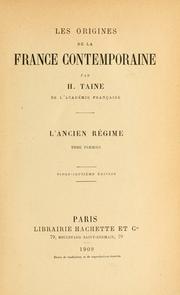 Les origines de la France contemporaine