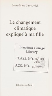 Les ouvrages de Jean-Marc Jancovici