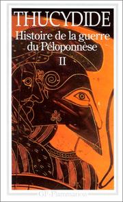 Histoire de la guerre du Péloponnèse