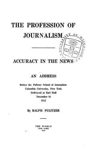Sur le journalisme