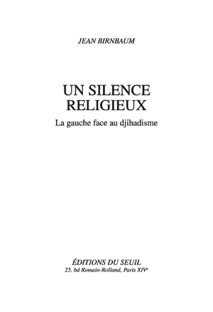 Un silence religieux